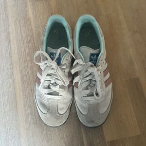 Adidas Beige and Brown Sneakers